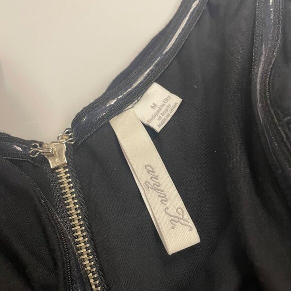 Aryn K. Womens Strapless Dress Draped Sheath Black Size Medium Zip - Picture 8 of 9